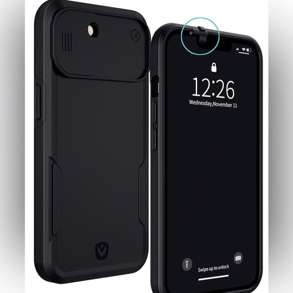 iPhone 13 Case with Camera Covers Front and Rear 📱 6-Foot Drop Proof 📲 EUC - Picture 6 of 7